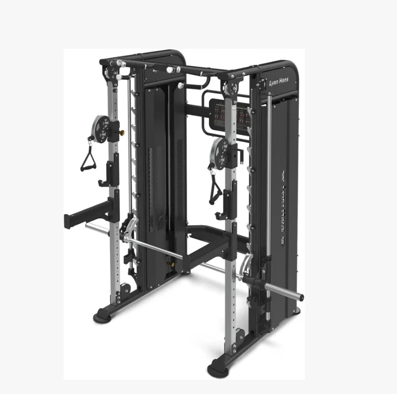 Lyan Hans Commercial Half Rack Smith Functional Trainer Combo – Pilates ...