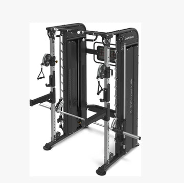 Lyan Hans Commercial Half Rack Smith Functional Trainer Combo
