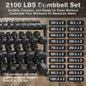 Rubber Hex Dumbbells Sets