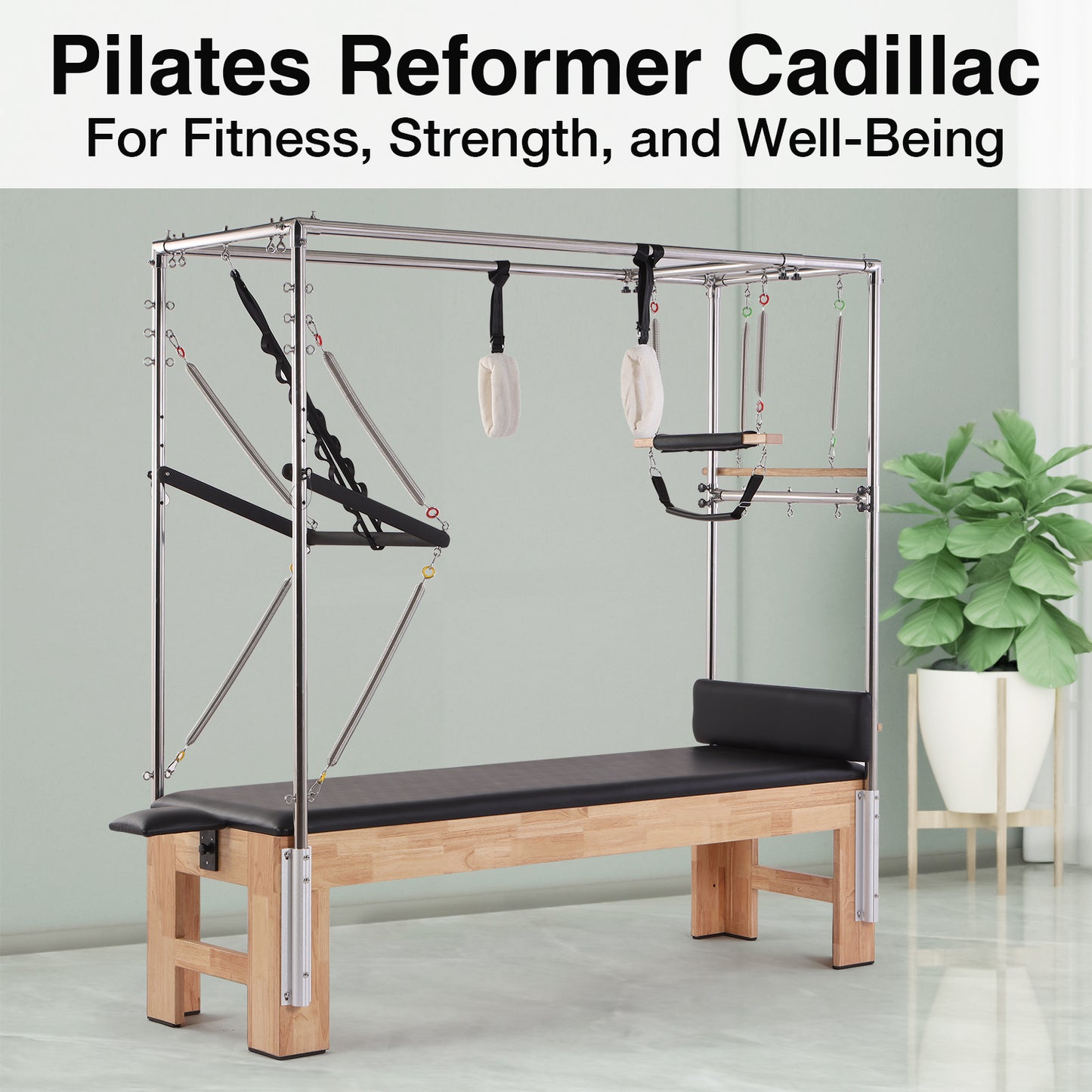 Pilates Table Cadillac (Gray Color Leather)