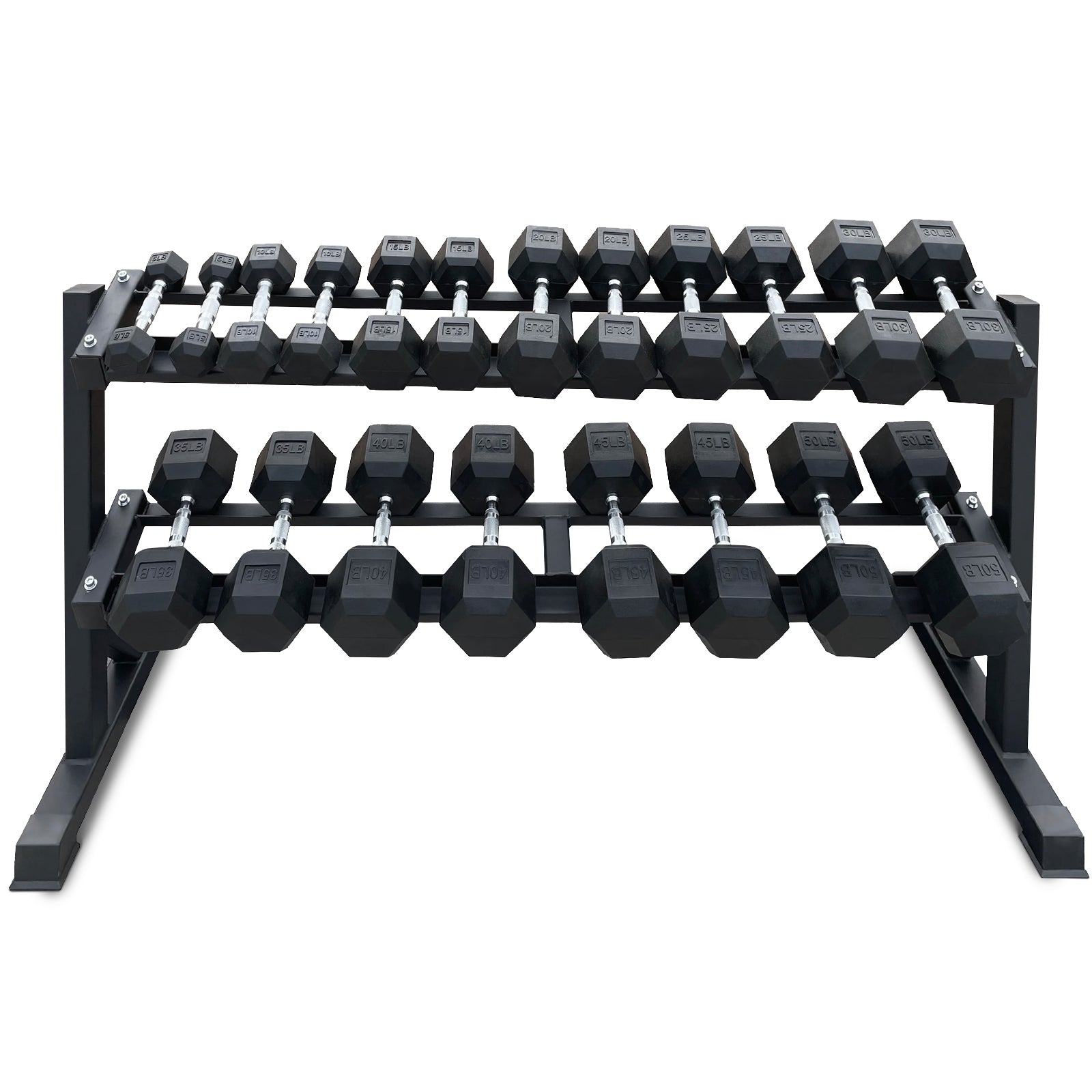 Rubber Hex Dumbbells Sets