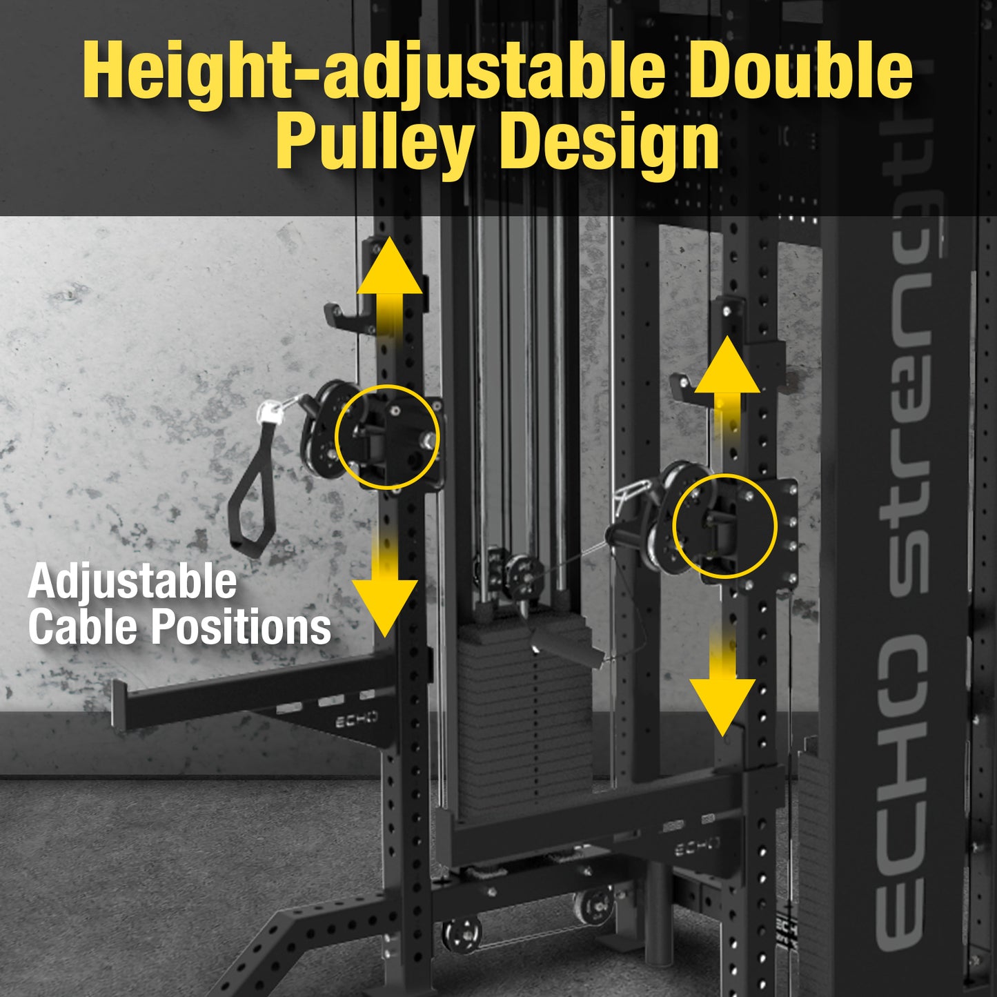 Half Rack Functional Trainer Combo