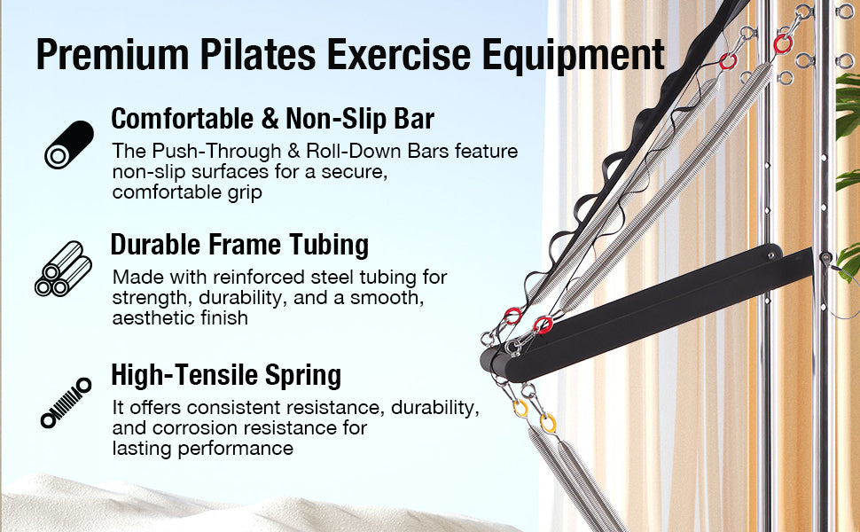 Pilates Table Cadillac (Gray Color Leather)