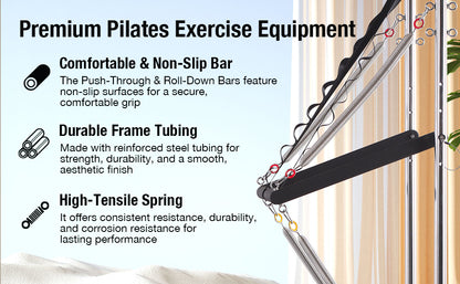 Pilates Table Cadillac (Gray Color Leather)