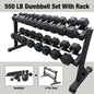 Rubber Hex Dumbbells Sets