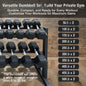 Rubber Hex Dumbbells Sets